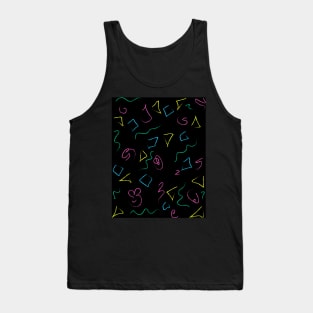 90's shape pattern Tank Top